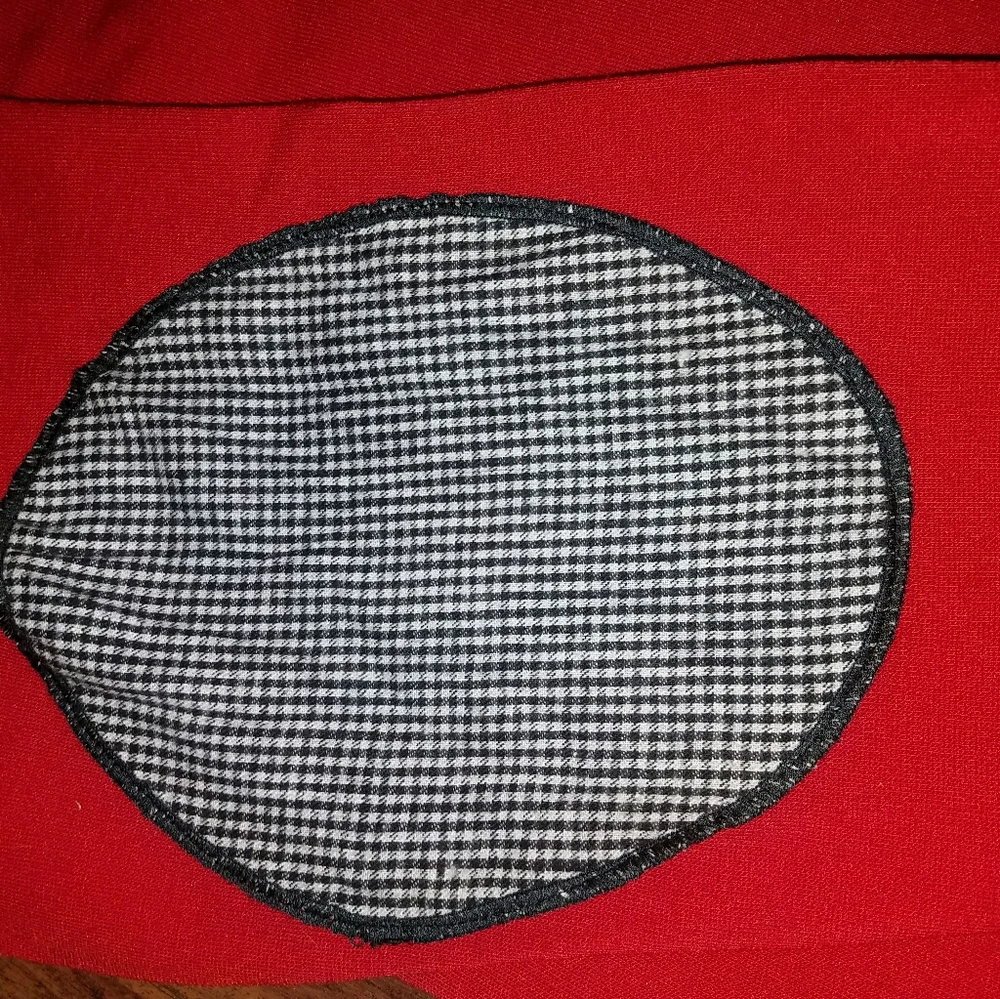 Rare Vintage Red Night Gear Loungewear Nightgown with Bunny Rabbit Size 2X - Picture 4 of 7